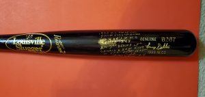 Lenny Dykstra 1993 NLCS Autographed Louisville Slugger Bats 4