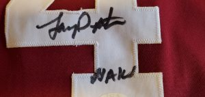 Lenny Dykstra Autographed and Inscribed Custom Phillies Maroon Jersey v2