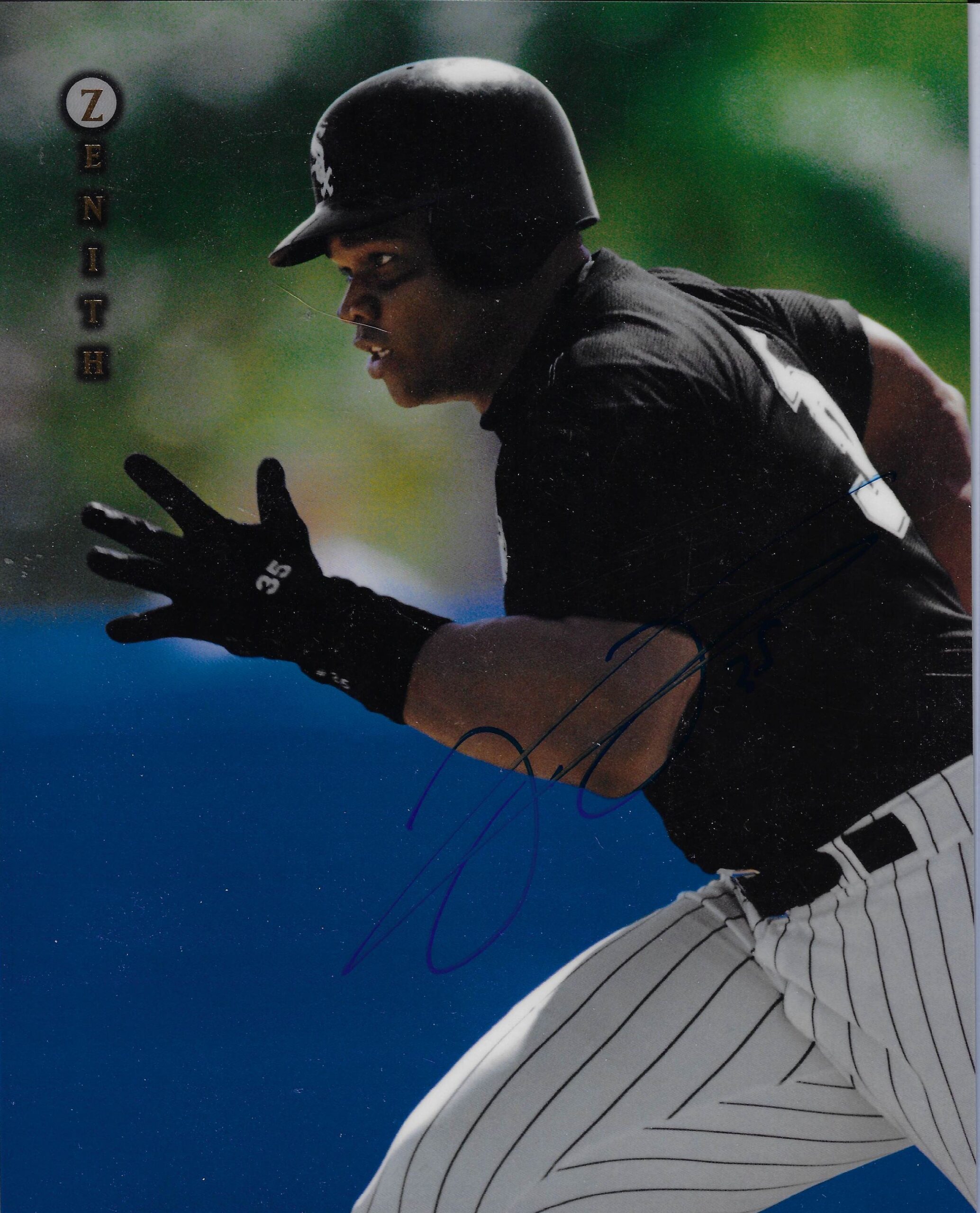 Frank Thomas 1997 Pinnacle Zenith Autographed 8x10 Baseball Card #1 of 24