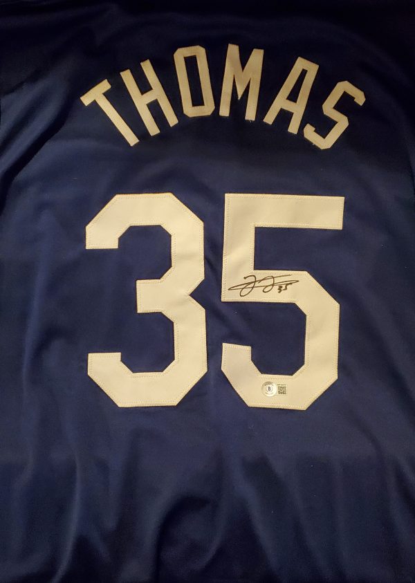 Frank Thomas Autographed Custom Auburn Jersey 3