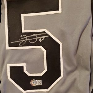 Frank Thomas Autographed Custom Gray Jersey 1