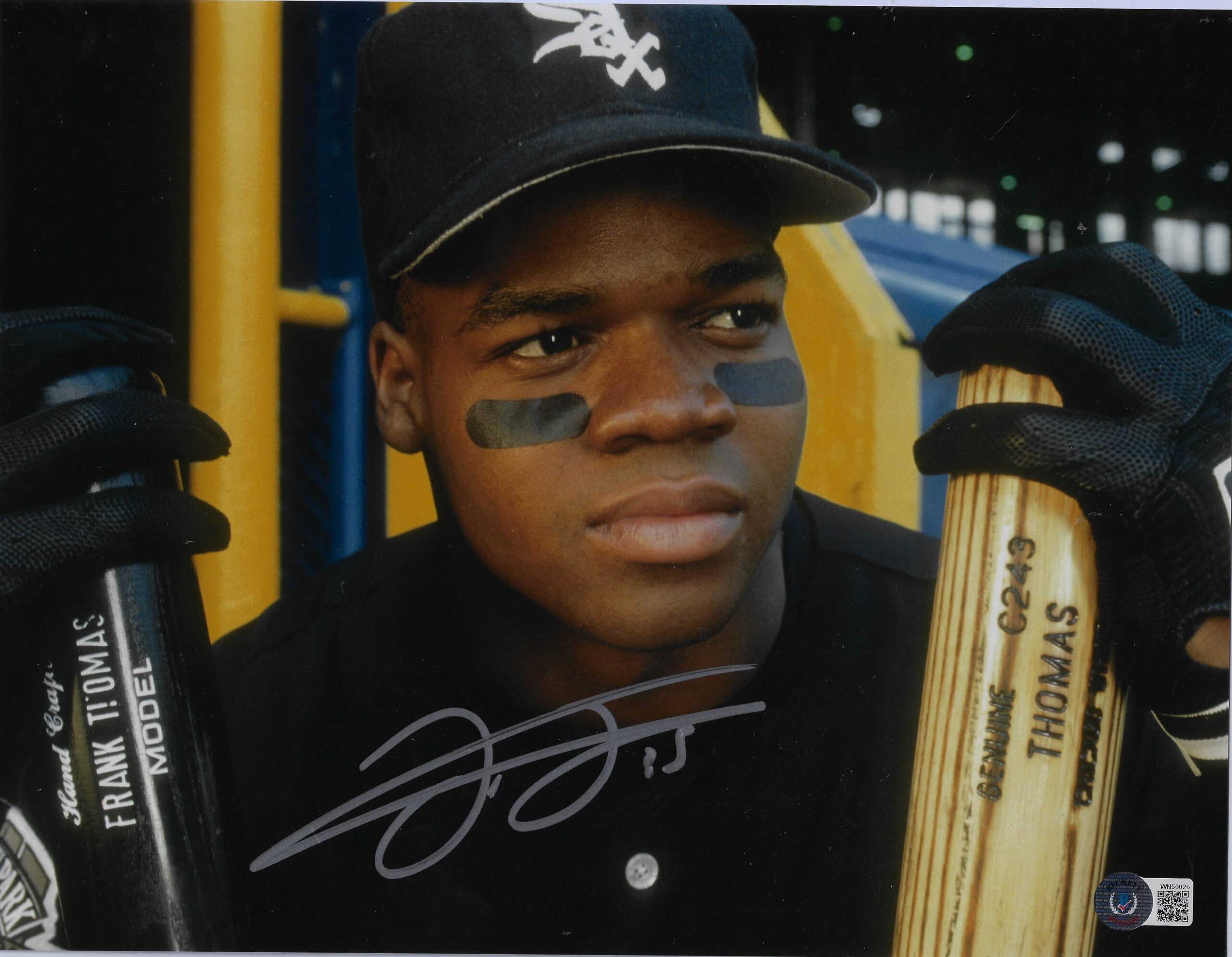Frank Thomas White Sox Rookie 16x20 Autographed Photo