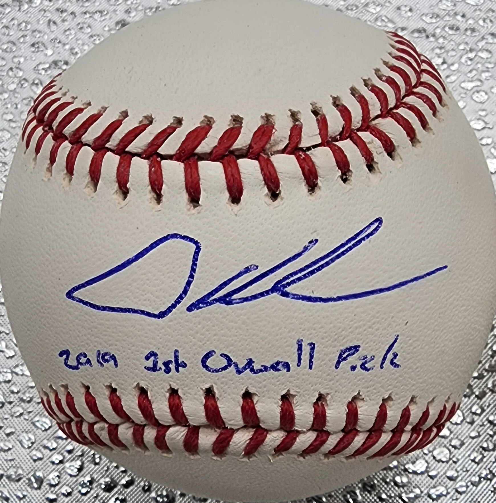 Adley Rutschman Autographed Baseball Inscribed 2019 #1 Pick FANATICS v1