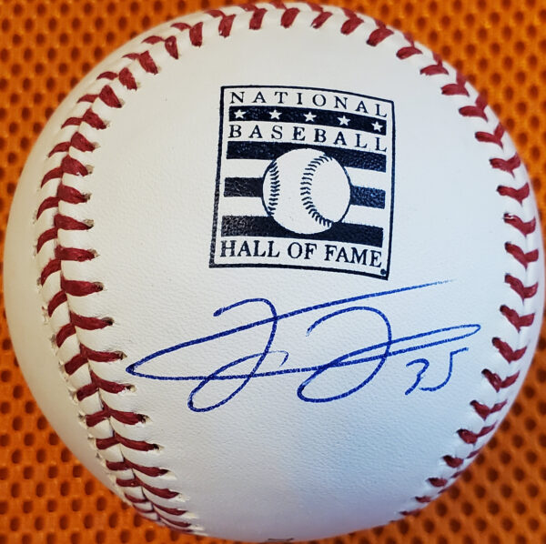 Frank Thomas Autographed HOF Baseball Under Logo 1