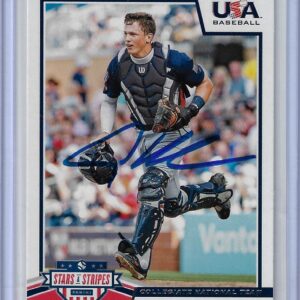 Adley Rutschman 2019 Panini USA Baseball Stars and Stripes #92 Autographed Card