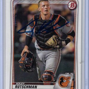 Adley Rutschman 2020 Bowman Draft #BD-154 Autographed Card