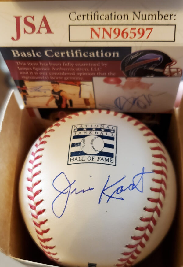 Jim Kaat Autographed HOF Baseball Under Logo