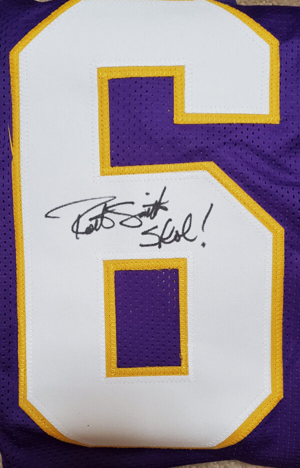 Robert Smith Minnesota Vikings Autographed Jersey v1