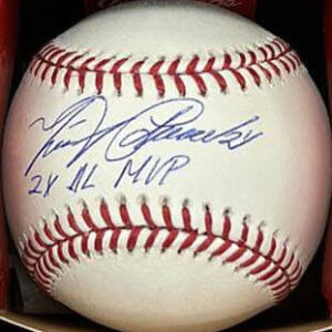 Miguel Cabrera Autographed OMLB 2X AL MVP Baseball JSA COA