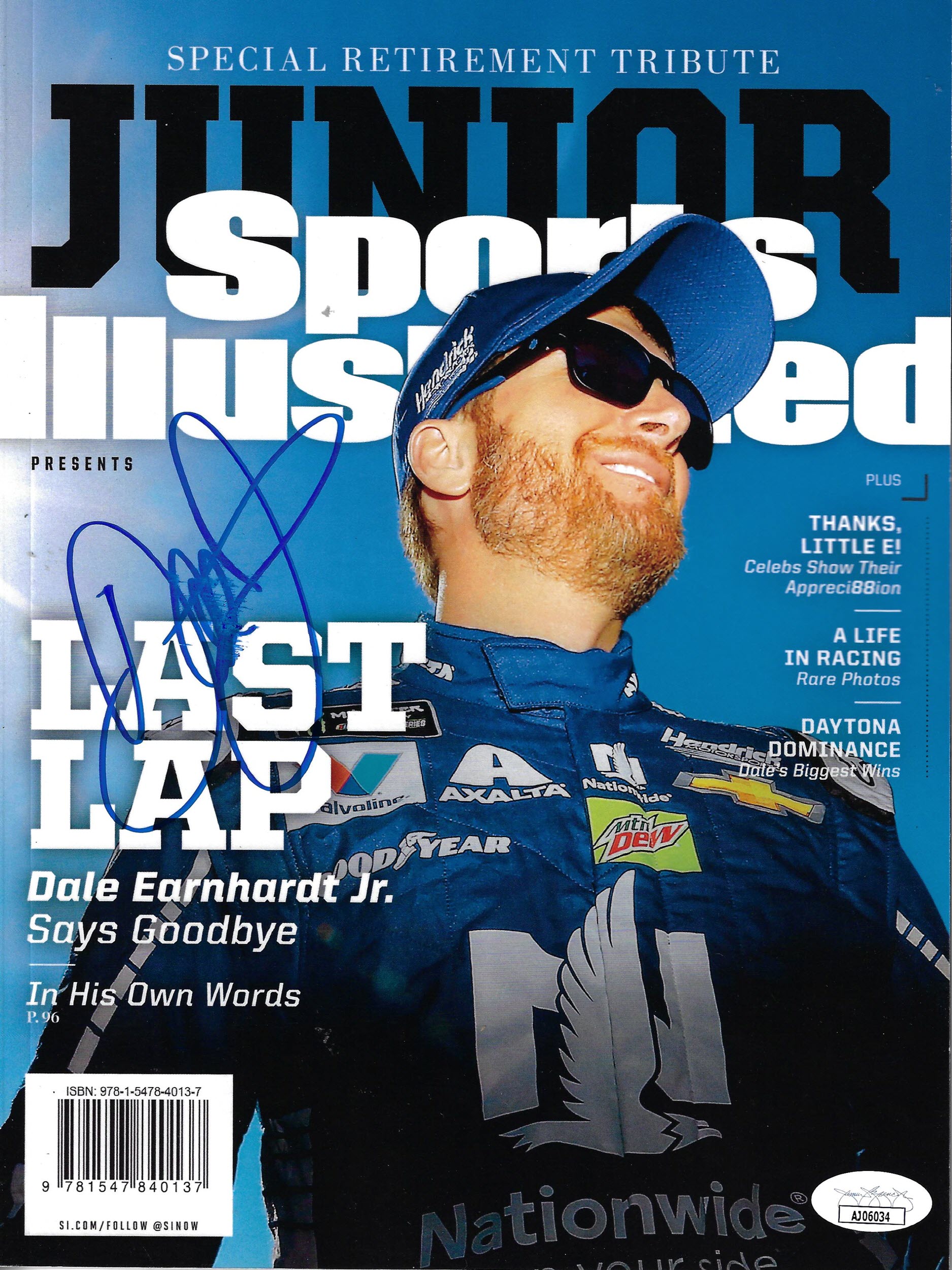 Dale Earnhardt Jr Autographed Sports Illustrated Magazine (13)