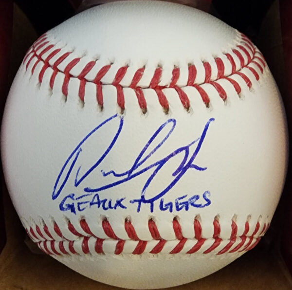 Paul Skenes Autographed Baseball Inscribed Geaux Tigers v1
